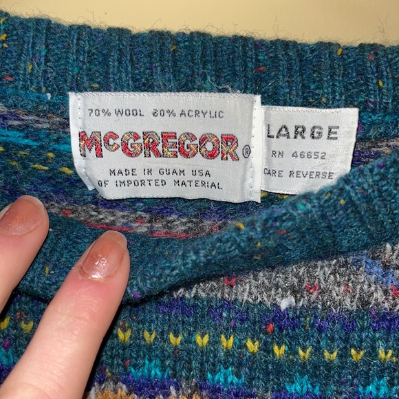 Patterned Wool sweater - Picture 3 of 4